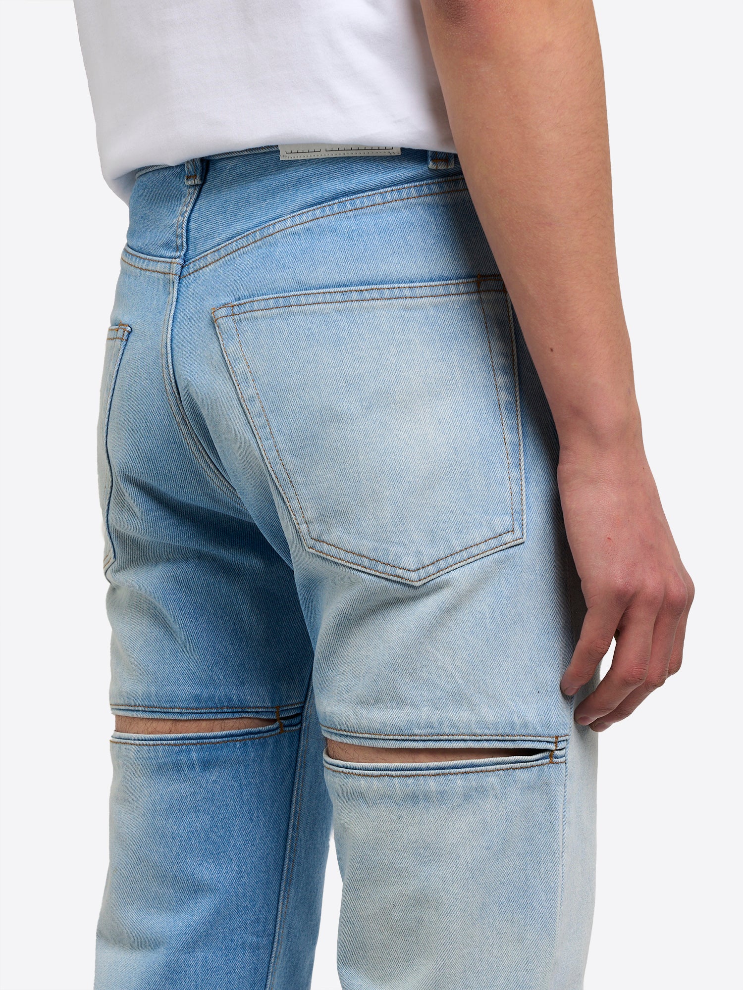 DIFFERENT IS OK Ribbed Cut-out シズニルック Random Identities | Back Slash Jeans