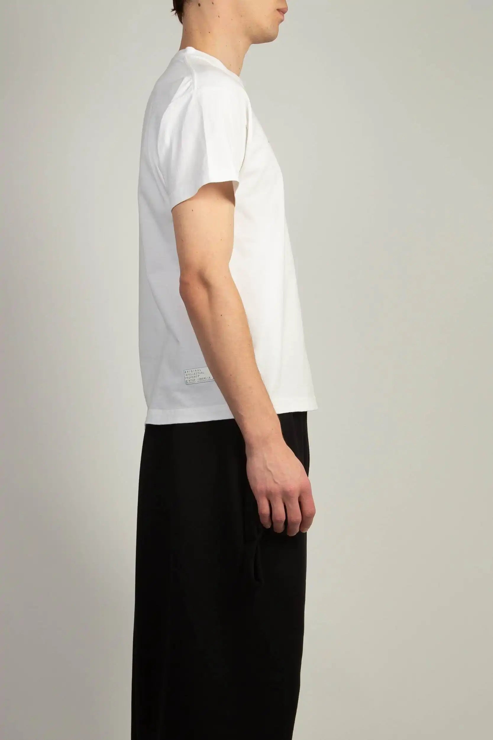Minimalist cotton jersey t‑shirt by Random Identities with crew neck