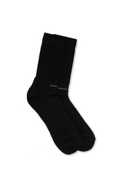 Random Identities Ris Cases Logo Sock in Black with cushioned sole and contoured arch band