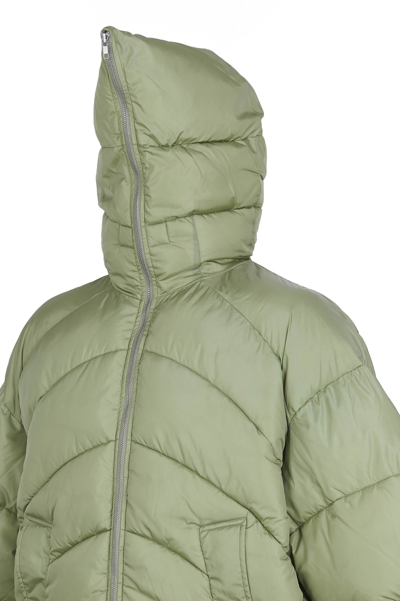 RANDOM IDENTITIES カーキ　ダウンジャケット Random Identities | Duvet Puffer Jacket in Tea Green