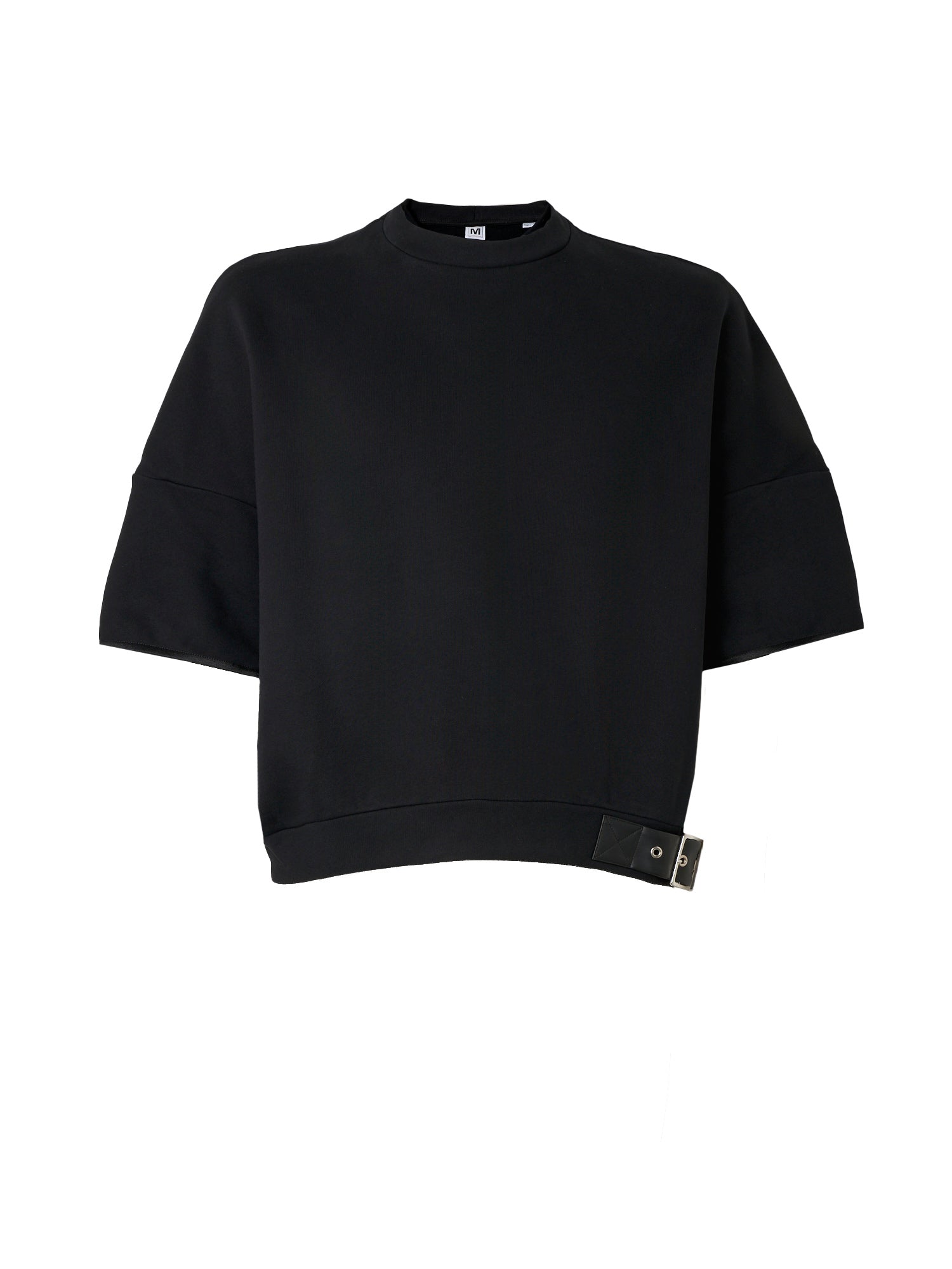 Sweatshirt With Emphasised Back - Black