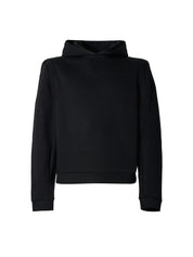 Constructed Shoulder Hoody - Black