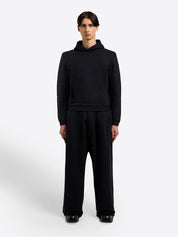 Constructed Shoulder Hoody - Black