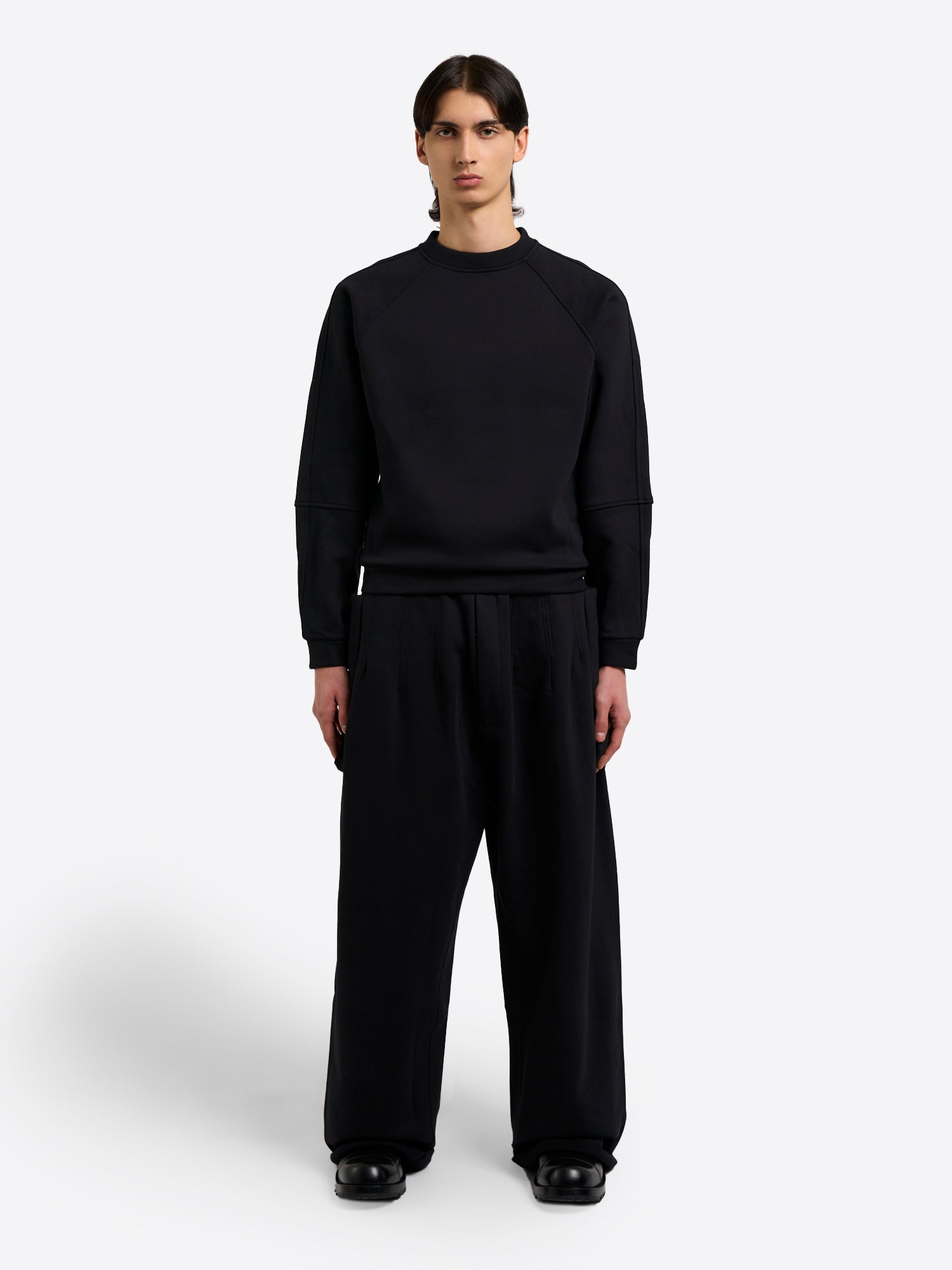 Random Identities | Raglan Sweatshirt in Black