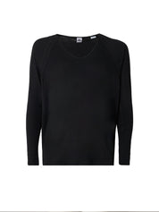 Drapey V-Neck - Black