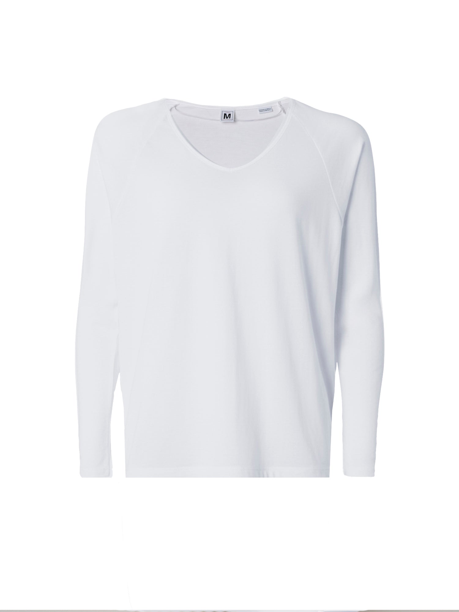 Drapey V-Neck - White