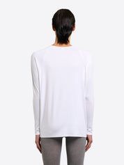 Drapey V-Neck - White