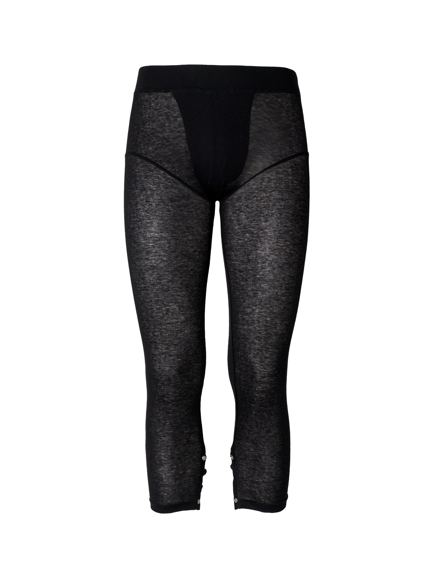 Rib Leggings - Black