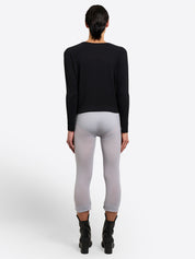 Rib Leggings - Light Grey