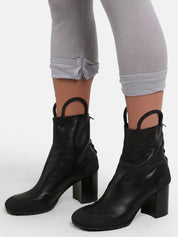 Rib Leggings - Light Grey