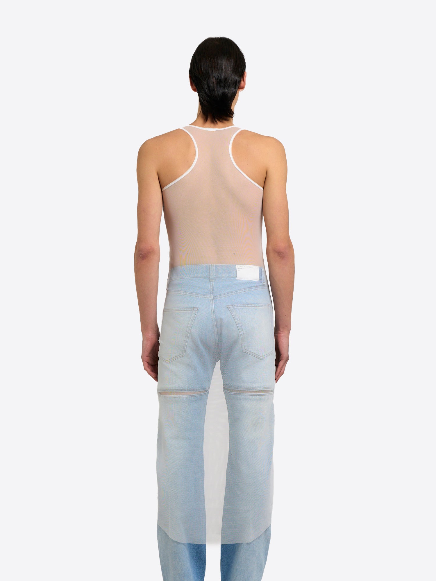 Long Tank Top - White