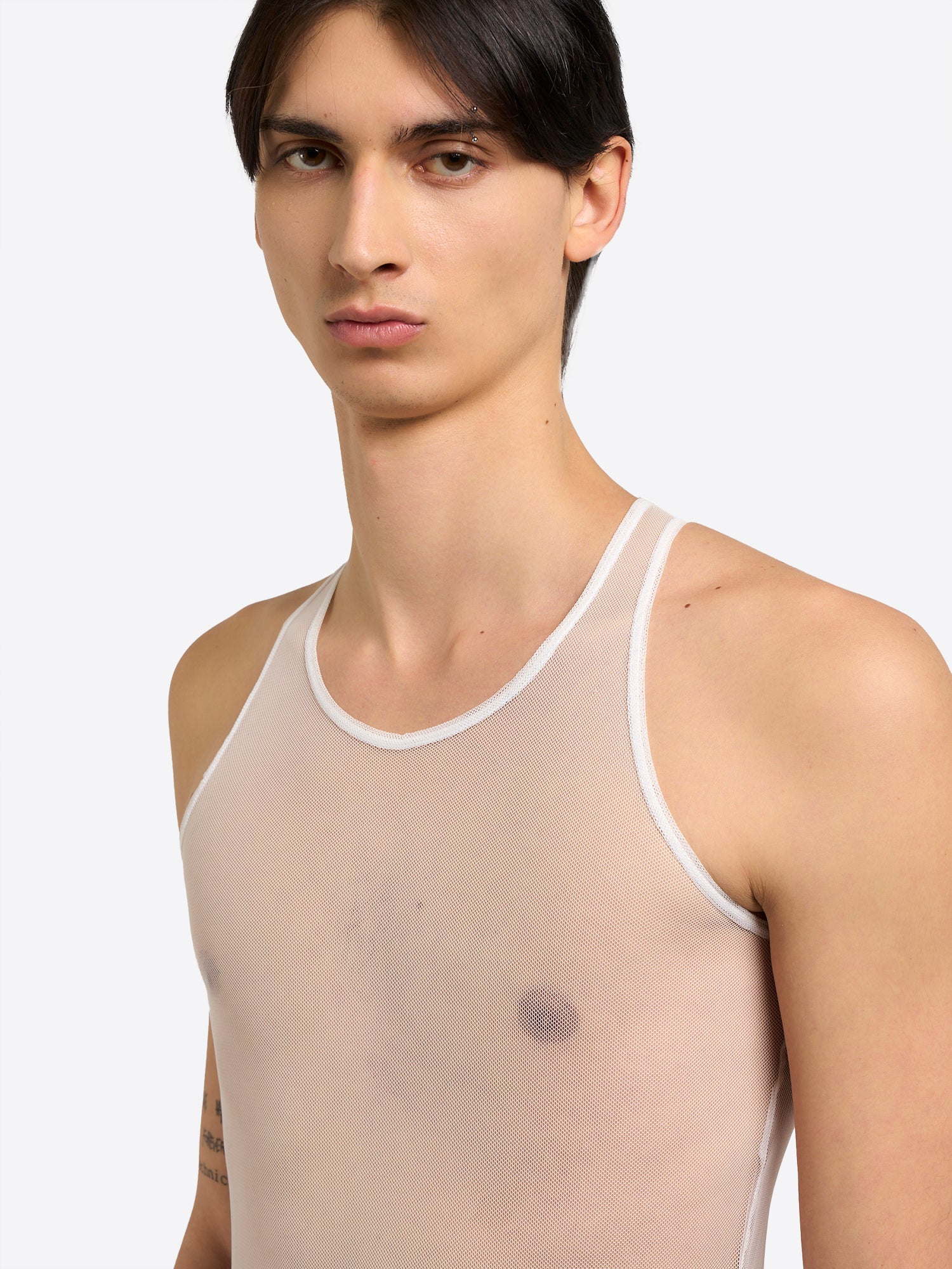 Long Tank Top - White