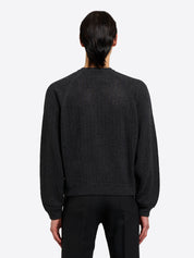 High Collar Crew Neck - Grey