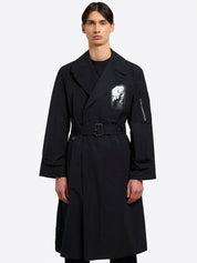 Military Trench Coat - Black