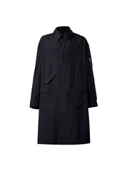 Raincoat With Strap - Black