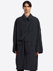 Raincoat With Strap - Black