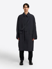 Raincoat With Strap - Black