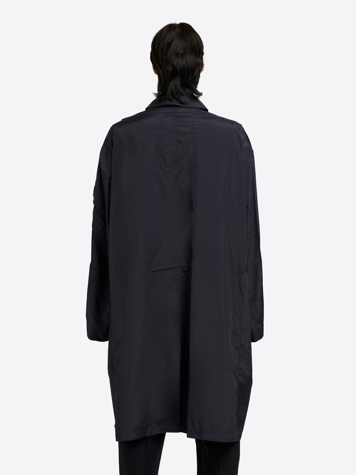 Raincoat With Strap - Black