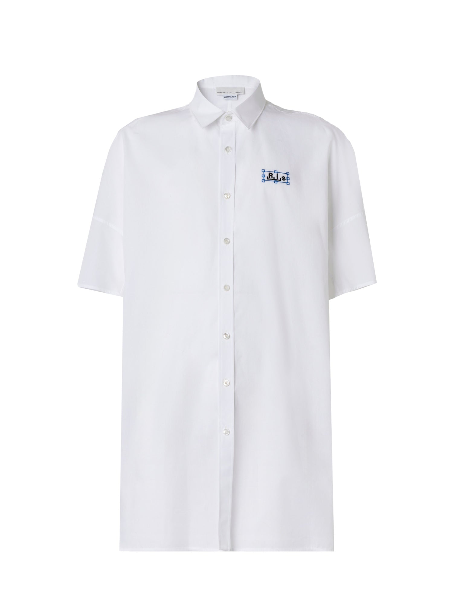 Short Sleeve Shirt/Dress - White