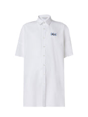 Short Sleeve Shirt/Dress - White