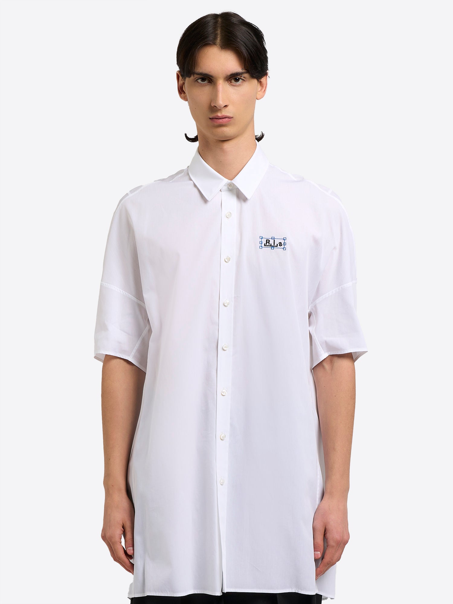Short Sleeve Shirt/Dress - White
