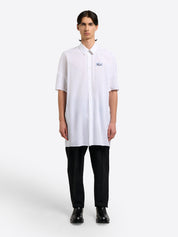 Short Sleeve Shirt/Dress - White