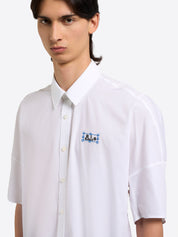 Short Sleeve Shirt/Dress - White