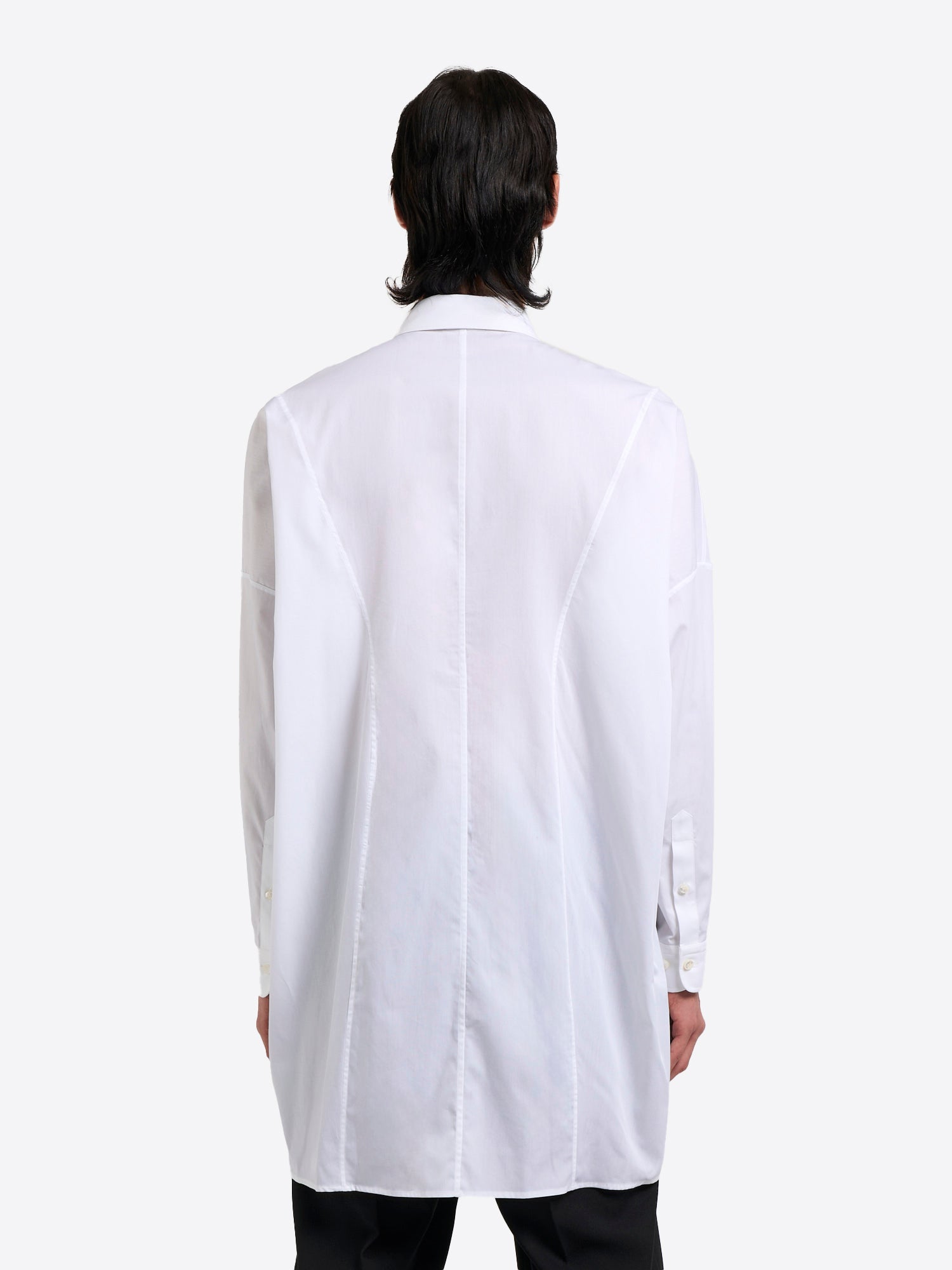 Long Sleeve Shirt/Dress - White