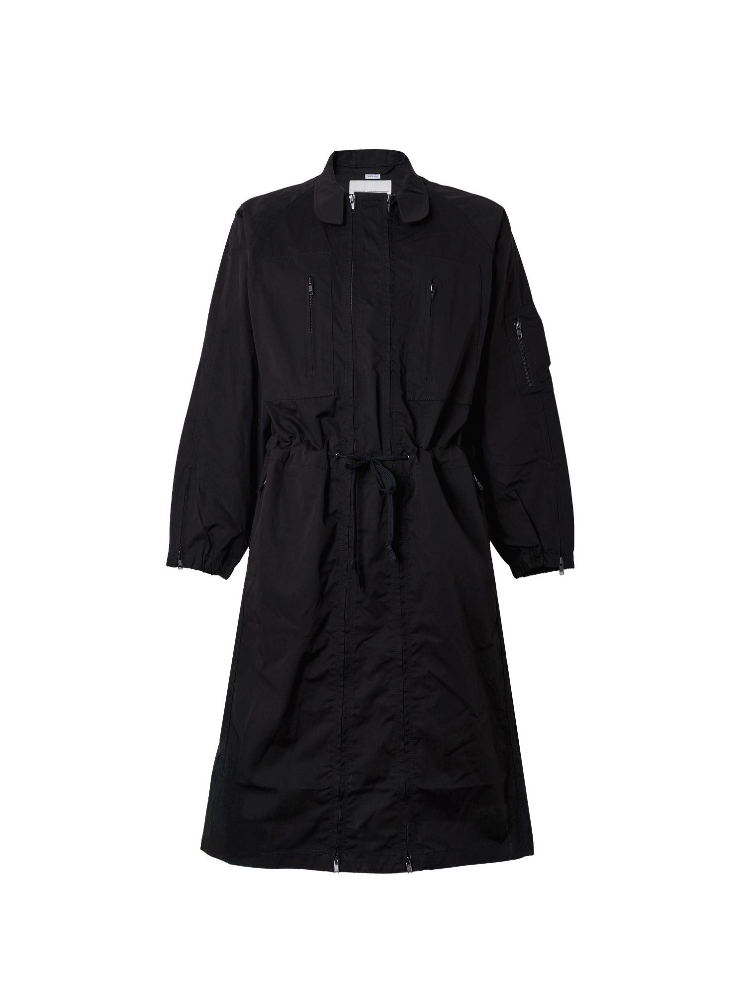 Versatile Coat Dress - Black