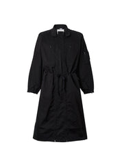 Versatile Coat Dress - Black