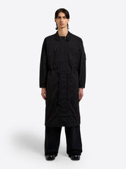 Versatile Coat Dress - Black