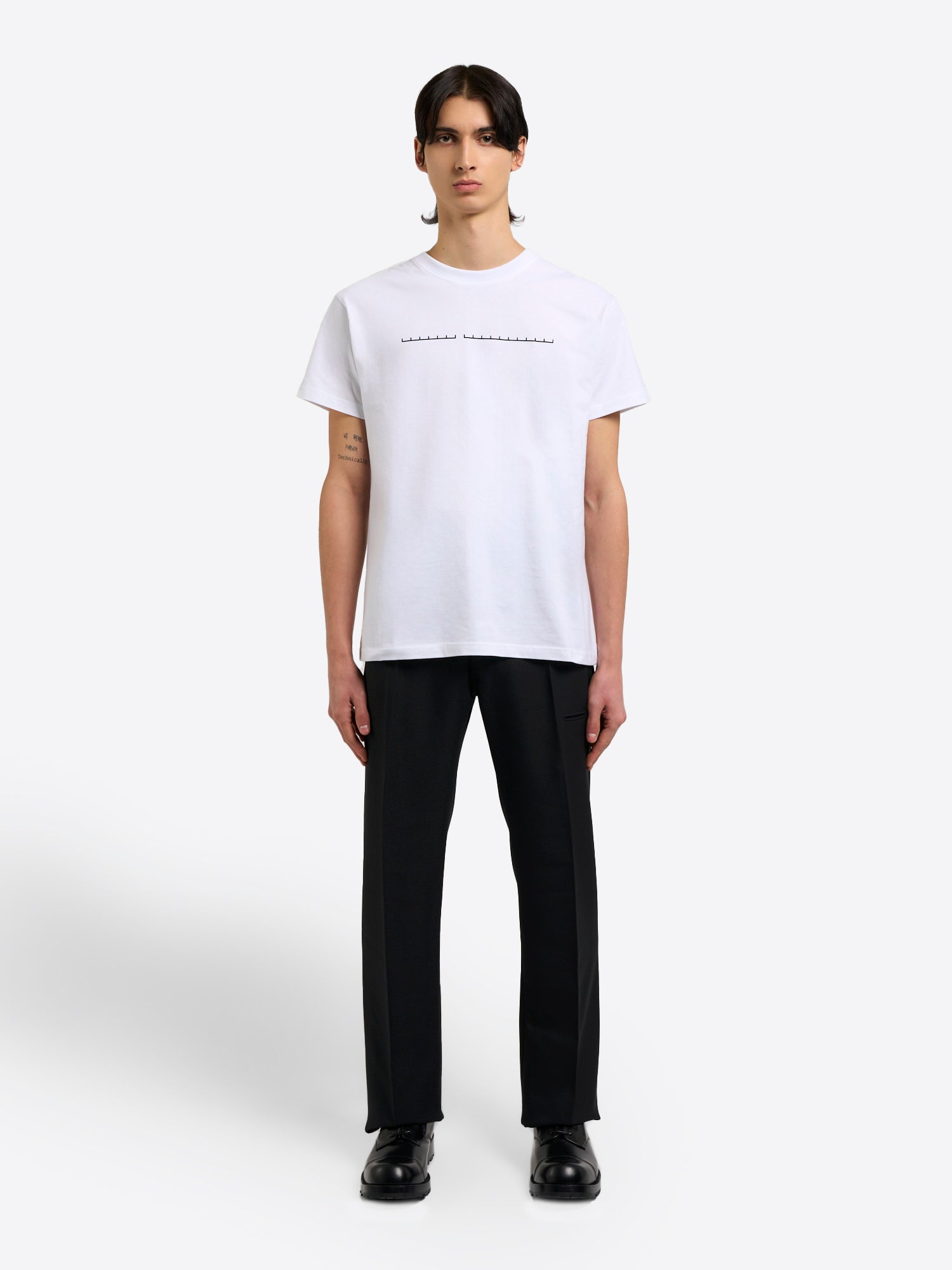 High-Rise 5-Pocket Trousers - Black