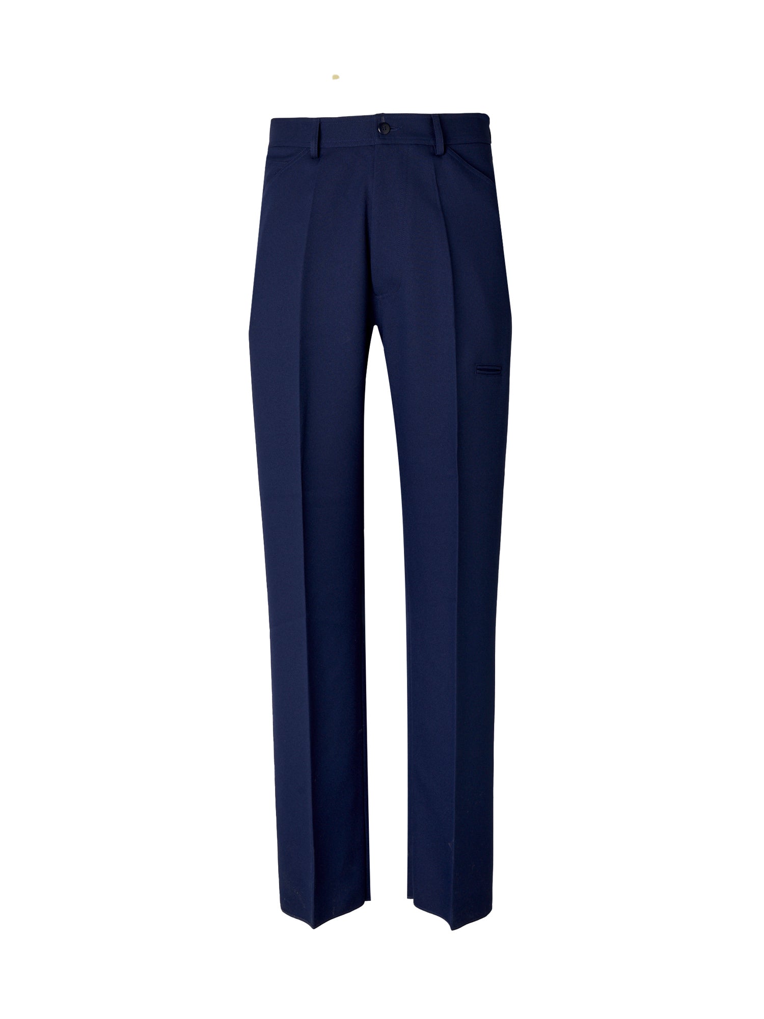 High-Rise 5-Pocket Trousers - Navy