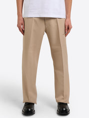 High-Rise 5-Pocket Trousers - Beige