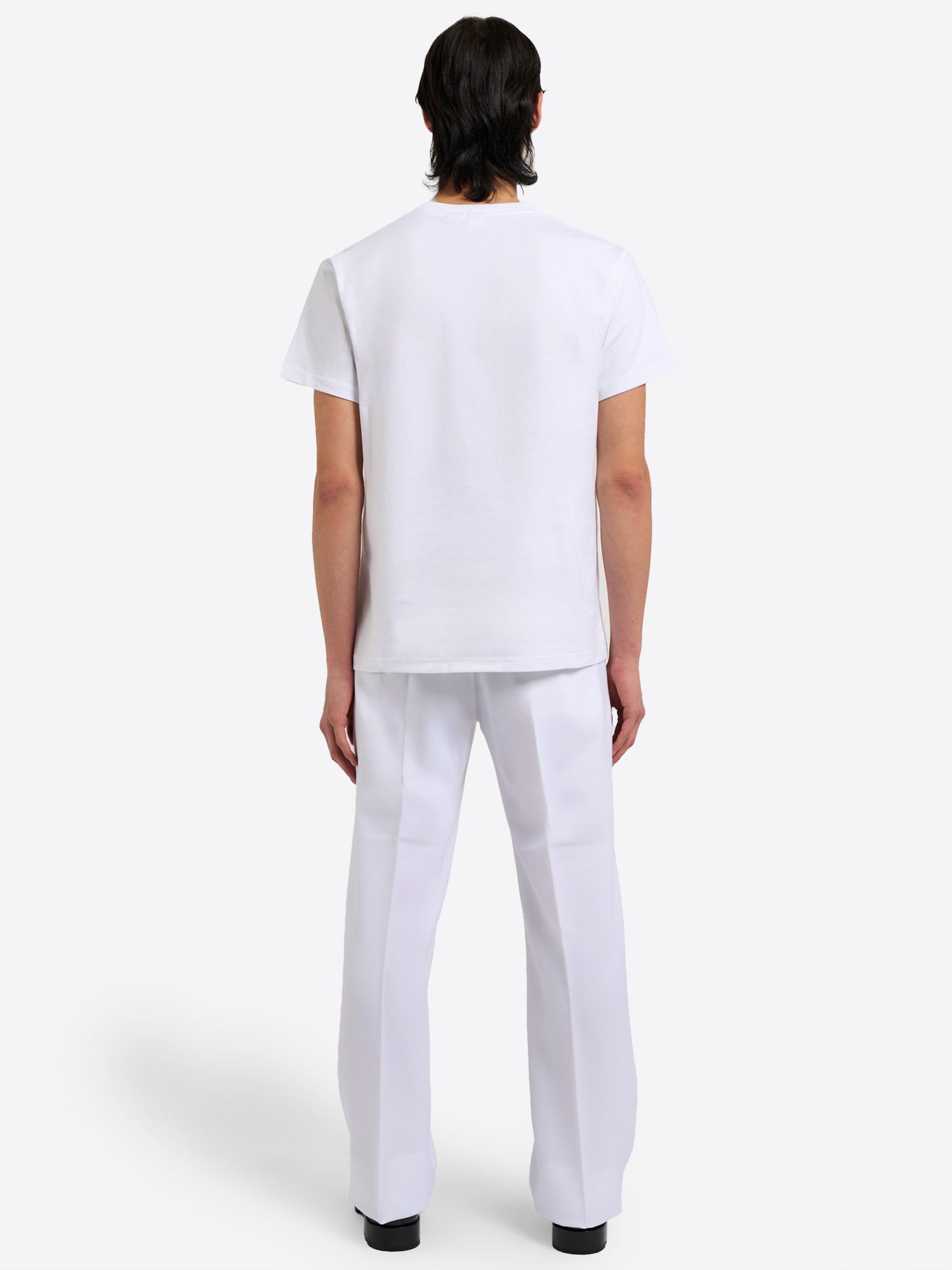 High-Rise 5-Pocket Trousers - White