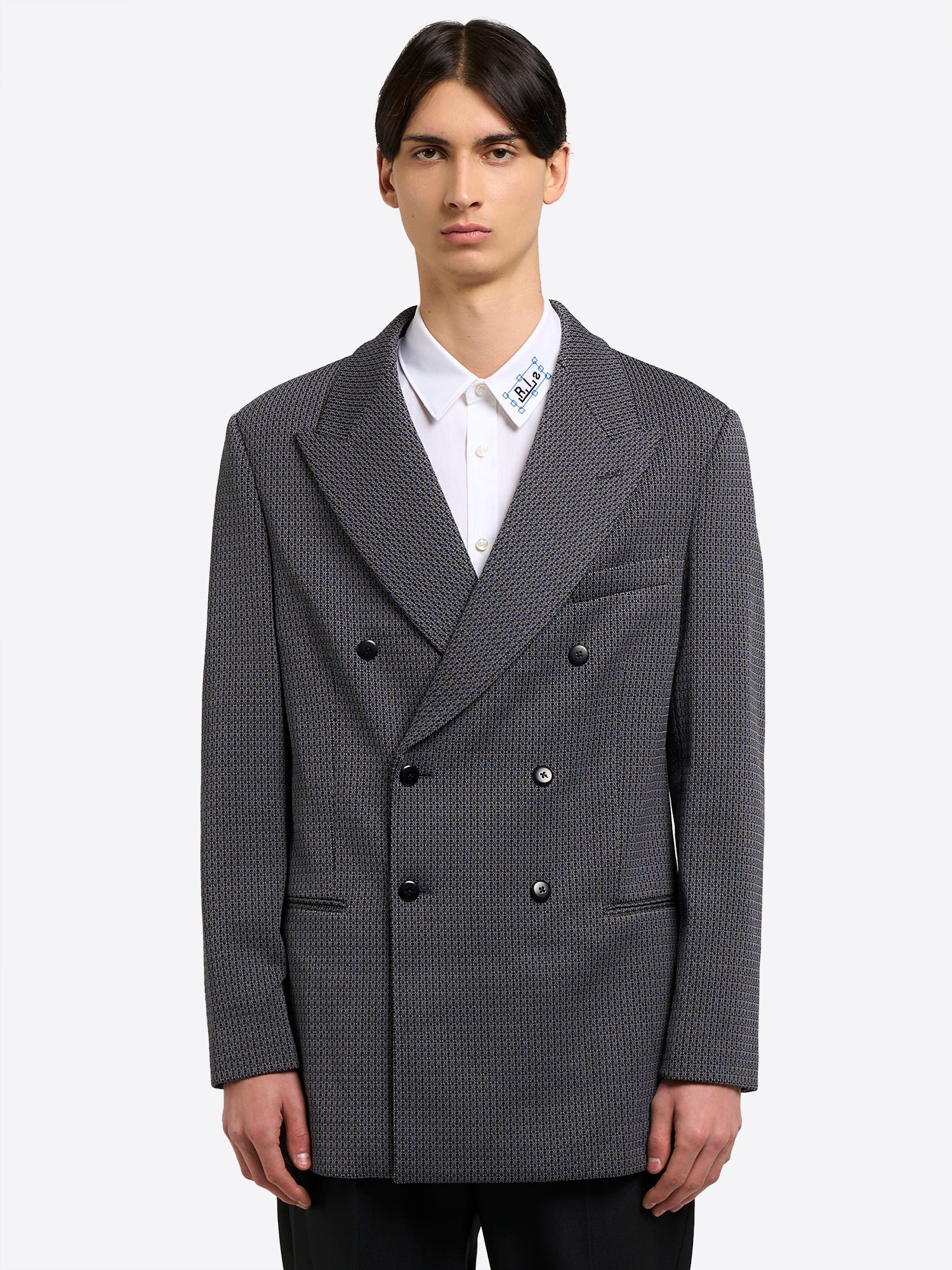 Punto Tessuto Blazer - Grey