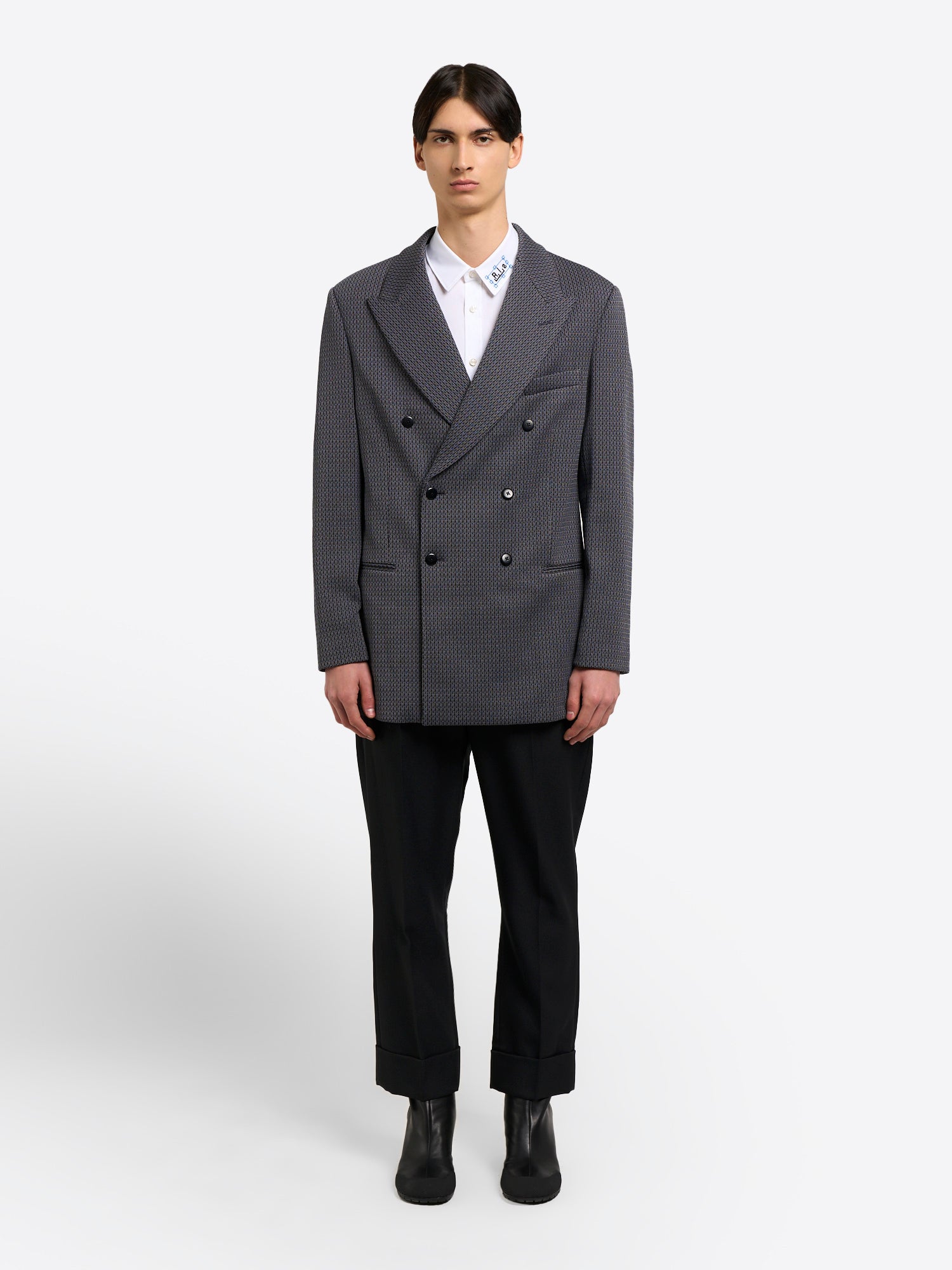 Punto Tessuto Blazer - Grey