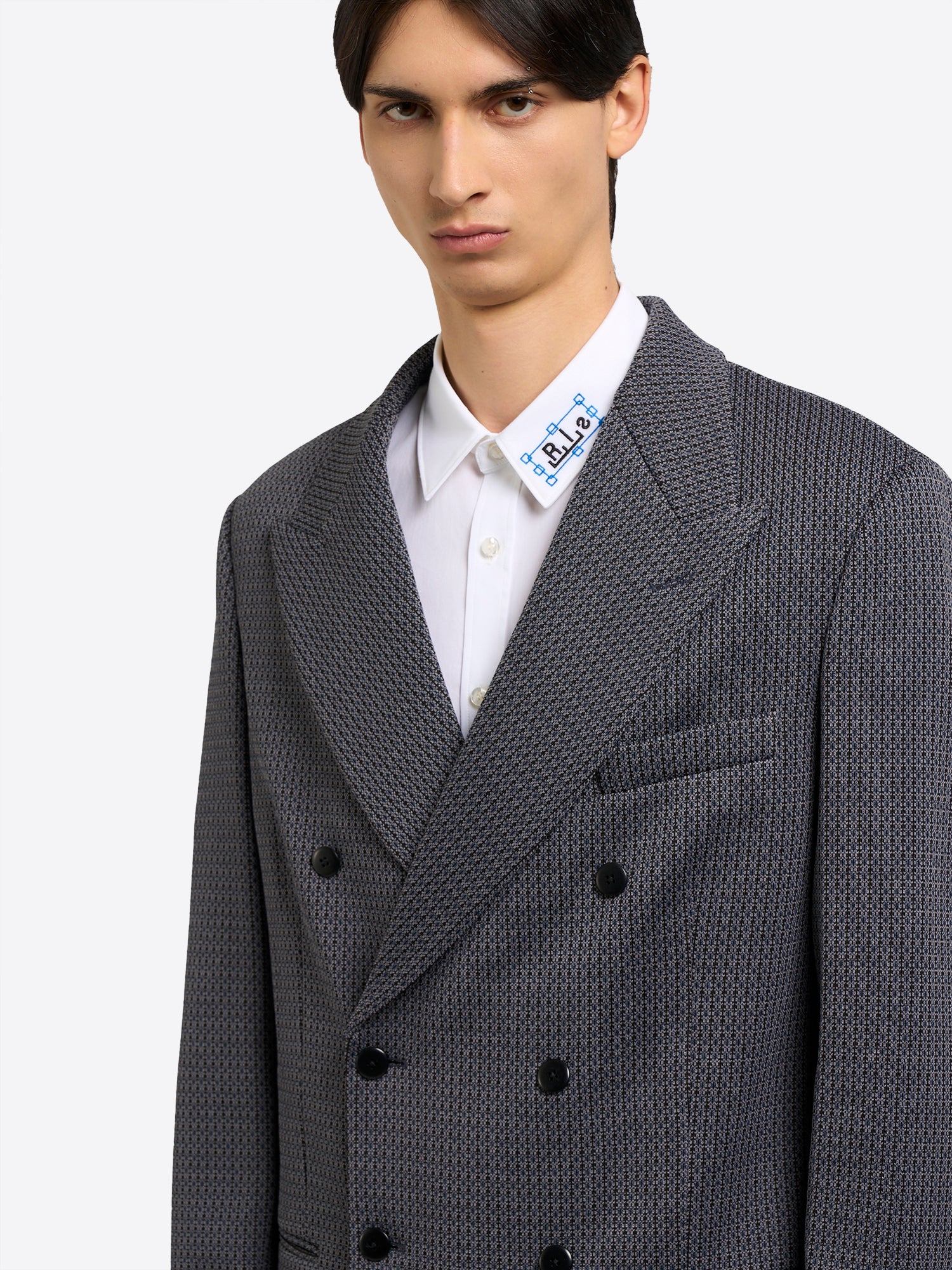 Punto Tessuto Blazer - Grey