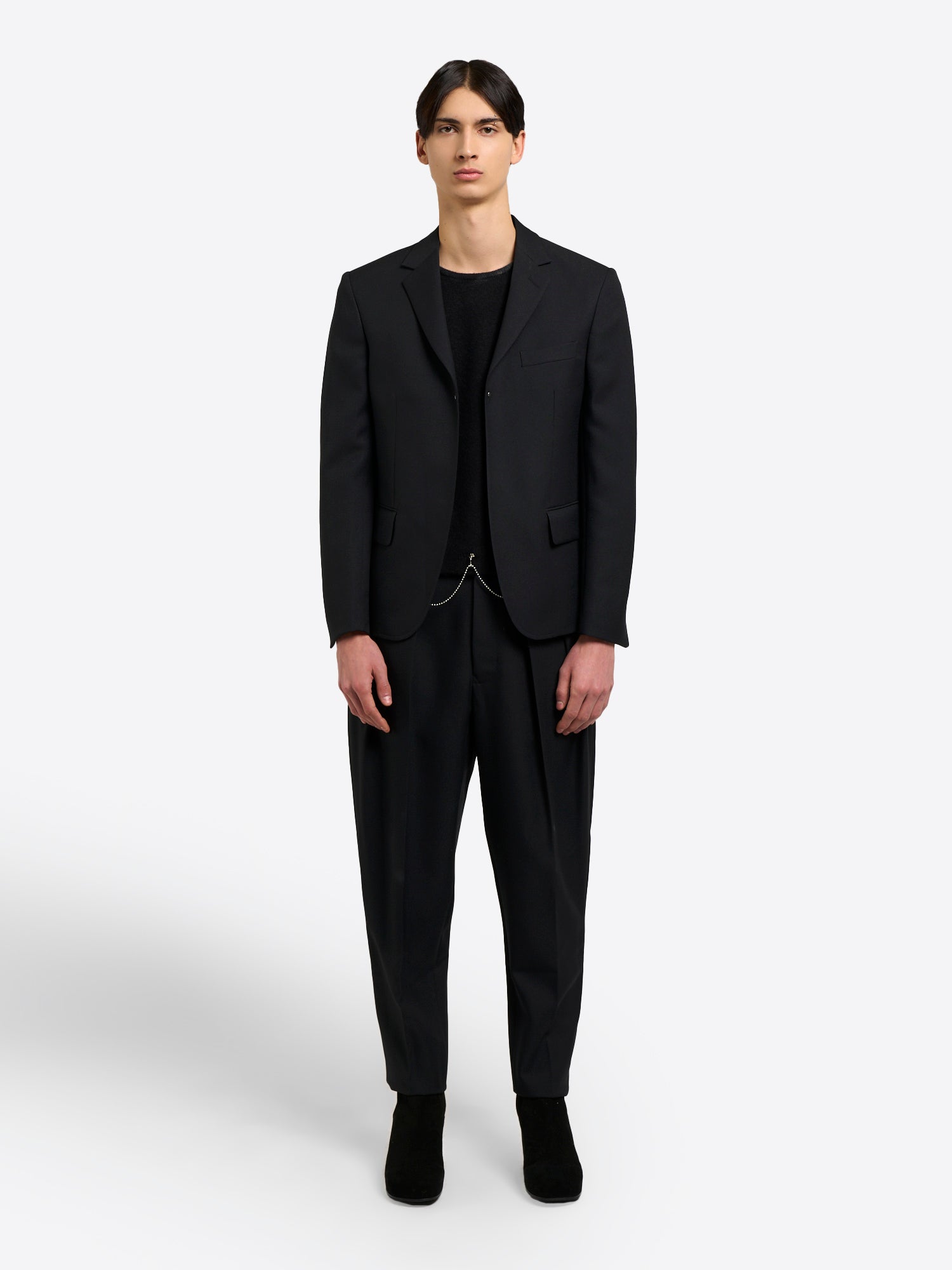 Random Identities | Buttonless Blazer in Black
