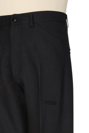 High-Rise 5-Pocket Trousers - Black