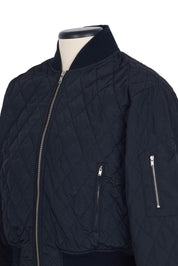 Quilted Bomber - Black