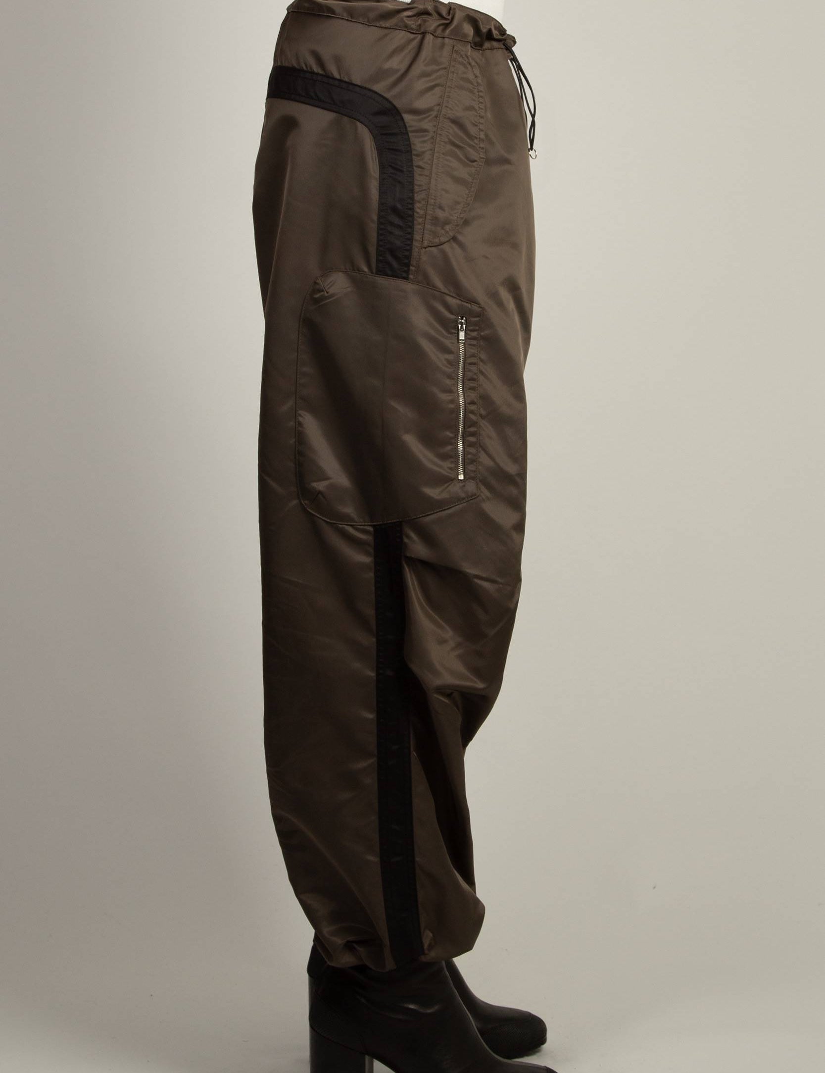 Bronze Berlin Baggies featuring officer stripe detail and center back zip