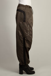 Bronze Berlin Baggies featuring officer stripe detail and center back zip