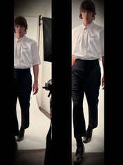 Short Sleeve Shirt/Dress - White