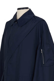 Raincoat With Strap - Navy