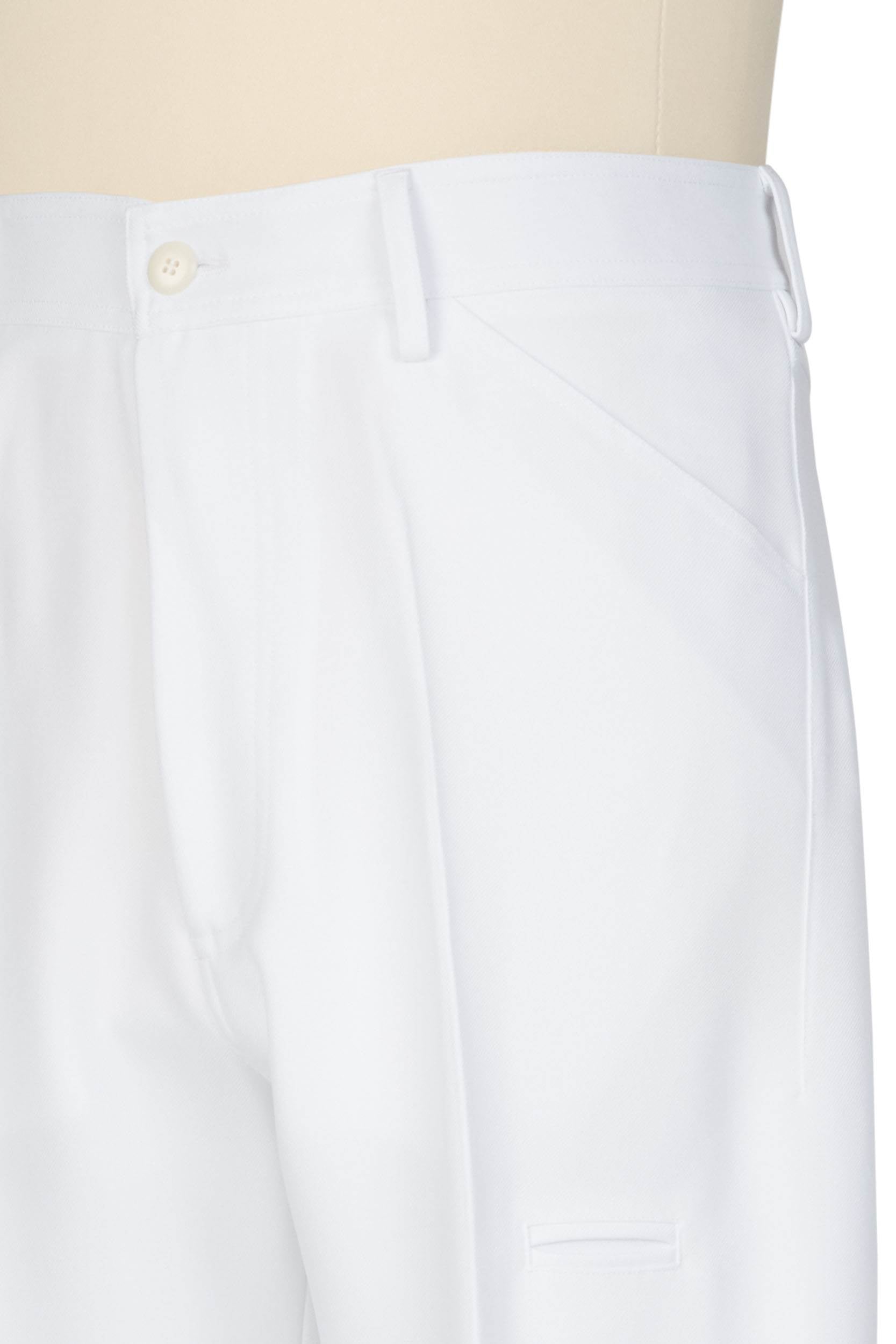 High-Rise 5-Pocket Trousers - White