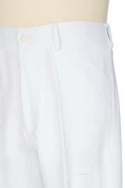 High-Rise 5-Pocket Trousers - White