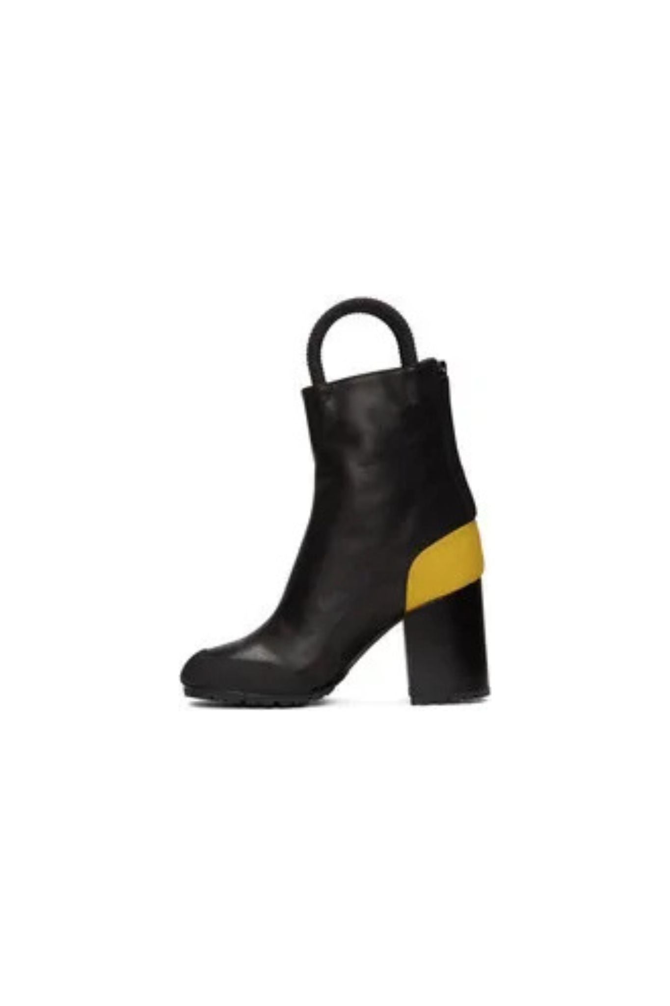 Random Identities | Worker Boots in Black and Yellow